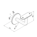 RVS leuningdrager type F