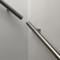 RVS trapleuning rond Ø42,4mm inclusief leuningdragers type K